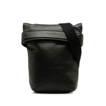 BOTTEGA VENETA Shoulder Bag Black Leather Women's BOTTEGAVENETA