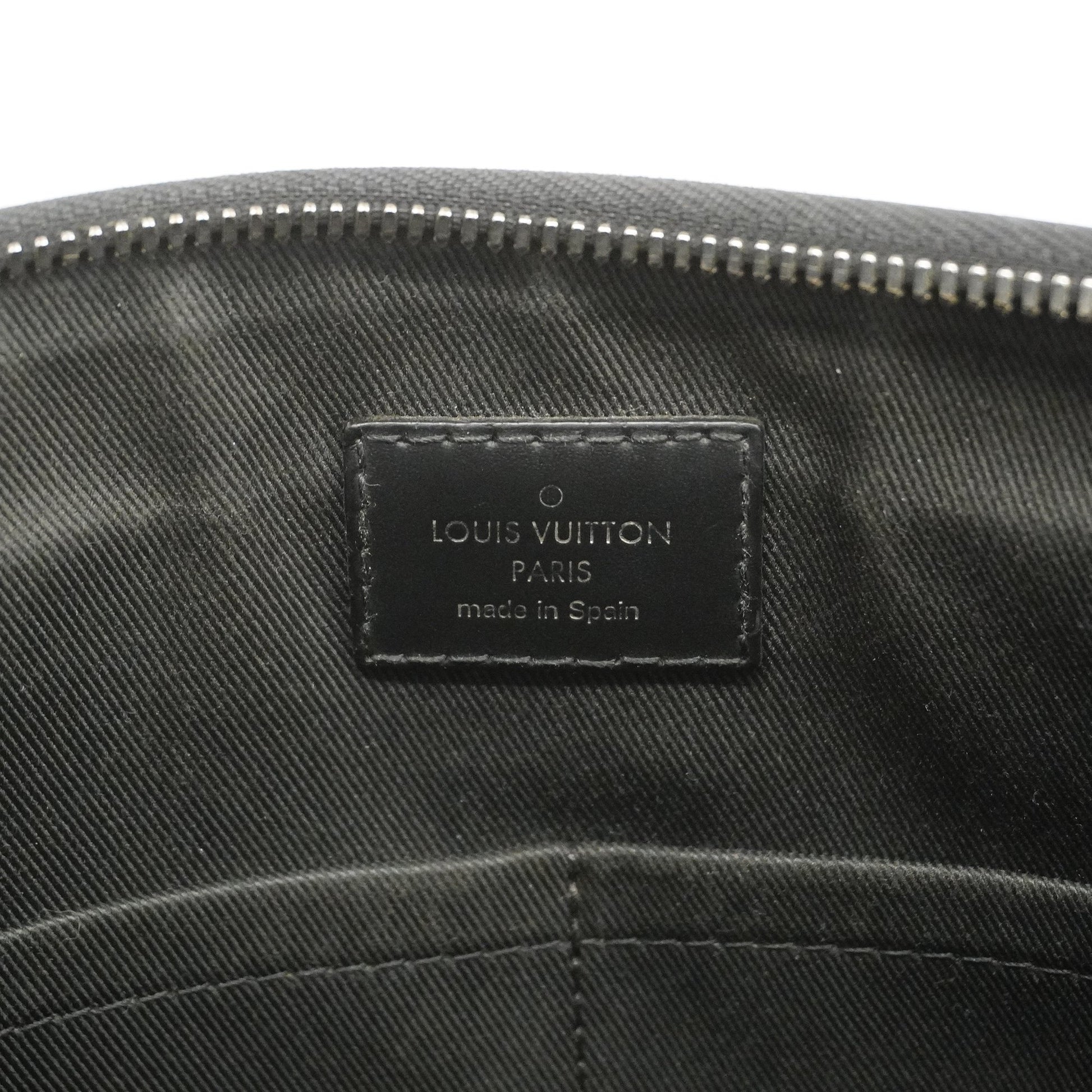 Auth Louis Vuitton Damier Graphite Mick PM N40003 Men's Shoulder