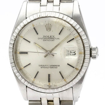 ROLEXVintage  Datejust 1603 Stainless Steel Automatic Mens Watch BF555358