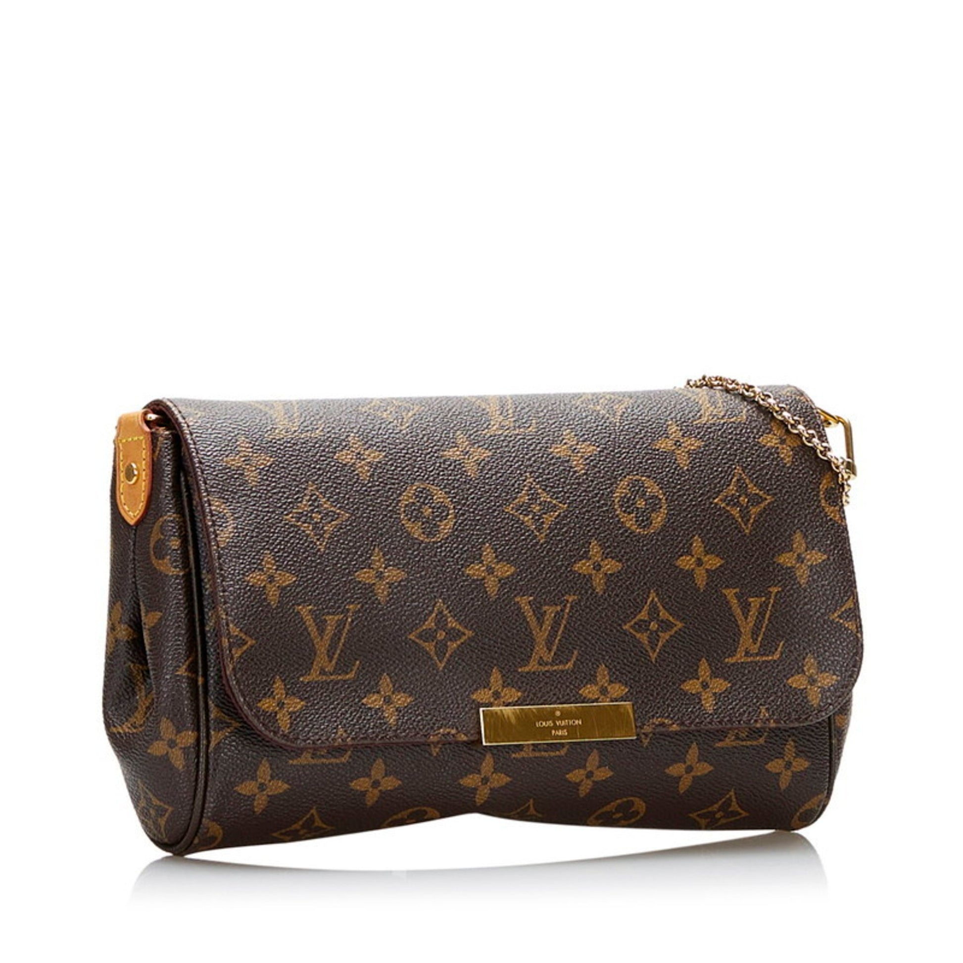 Louis Vuitton Damier Ebene Favorite MM Shoulder Bag (SHF-21205) – LuxeDH