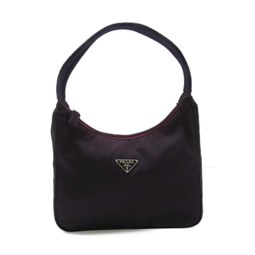 PRADA Handbag Purple Nylon MV519