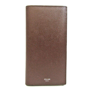 CELINE 10C383BEN Women's Leather Long Wallet [bi-fold] Brown