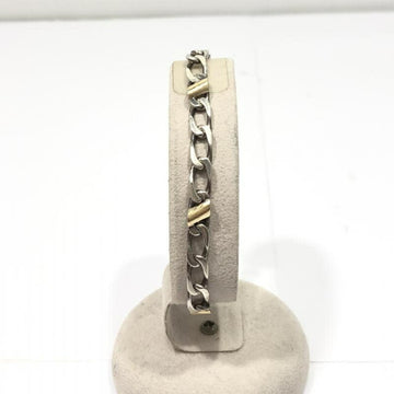 TIFFANY&Co.  Combination Chain Bracelet 925 x K18YG Silver Yellow Gold