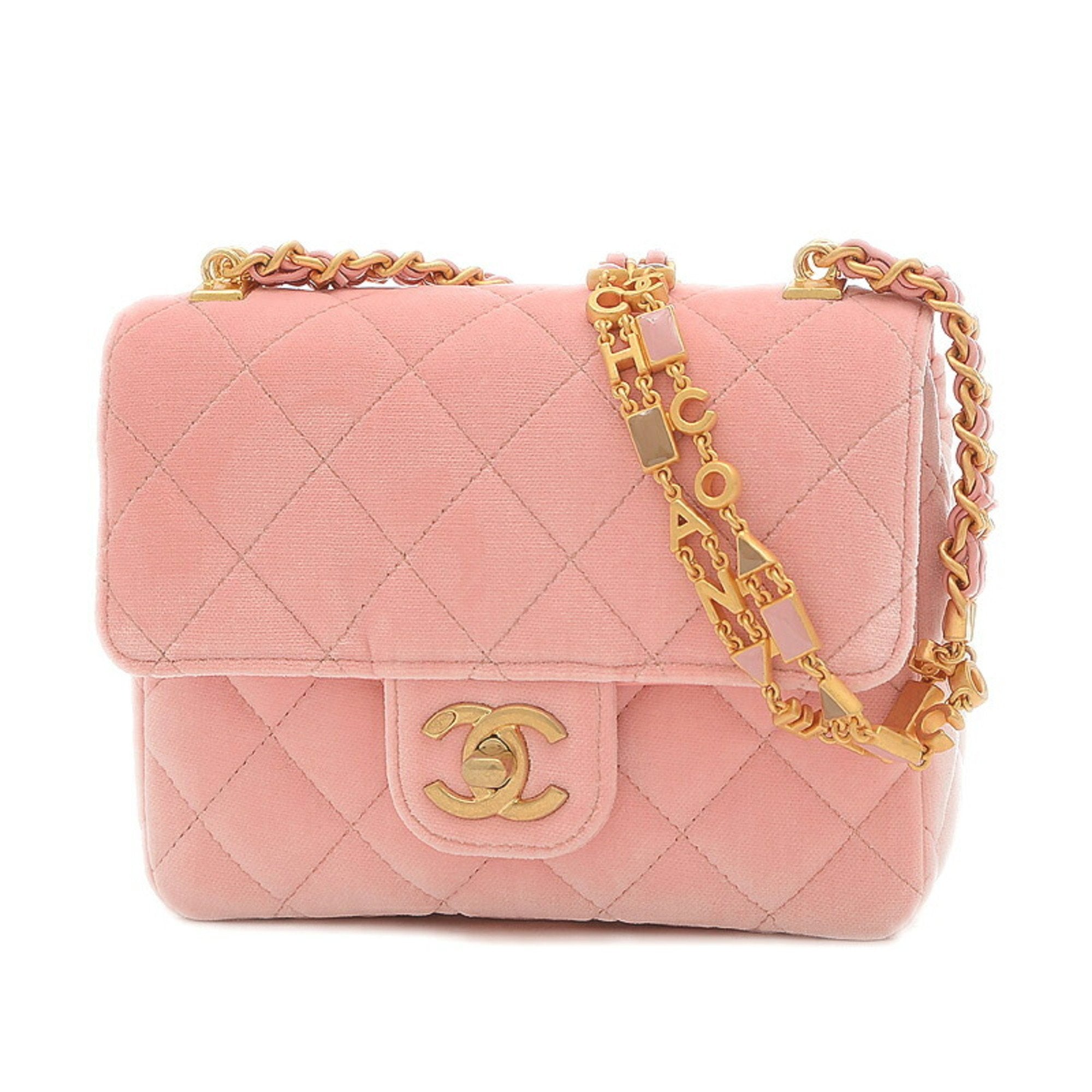 Small classic handbag, Grained shiny calfskin & gold-tone metal, coral pink  — Fashion | CHANEL
