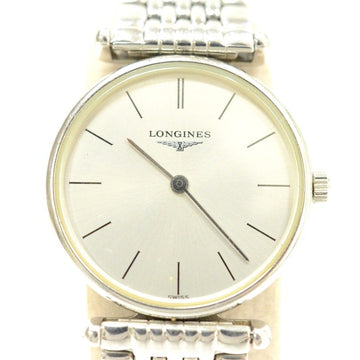 LONGINES Quartz Watch L4.135.4 Grand Classic Ladies Silver SS JA-17609