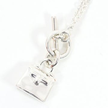 HERMES Kelly Bag Necklace Amulet Silver 925 Ag  Women's Fashion Motif BB3399-r