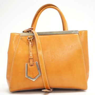 FENDI/ Titoujour 2way Shoulder Bag Handbag Orange Ladies