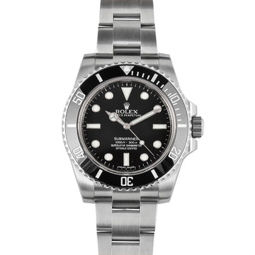 ROLEX Submariner Non-Date 114060 Random Serial SS Men's Automatic Watch Black Dial
