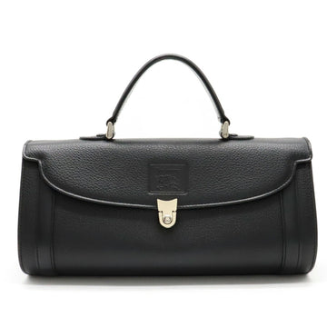BURBERRYS  Handbag Nova Check Shadow Horse Leather Black