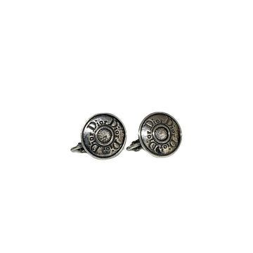 CHRISTIAN DIOR Logo Engraved Earrings Ear Cuff Accessories Silver Men's Women's