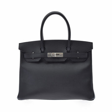 Hermes Birkin 30 Black D Engraved (around 2019) Women's Vo Epsom Handbag