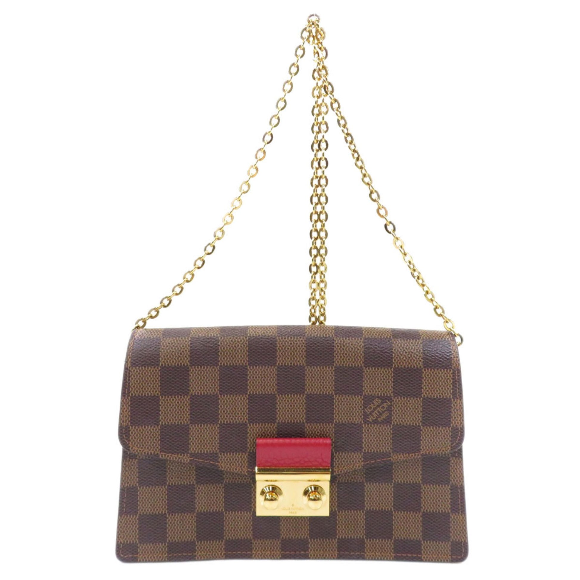 LOUIS VUITTON Portofeuil Croisette Chain Wallet Shoulder Bag N60288
