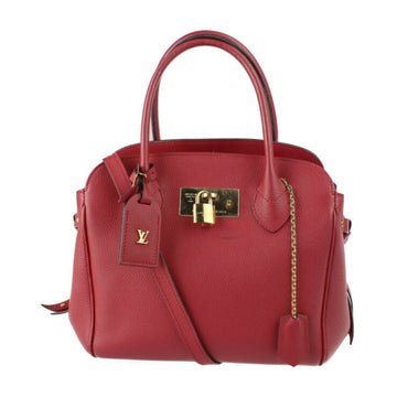 LOUIS VUITTON Mira PM Handbag M55312 Calf Leather Rouge Carmine Gold Hardware 2WAY Shoulder Bag