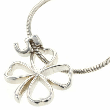 Chanel Necklace Clover Number 5 Silver 925 Ladies CHANEL