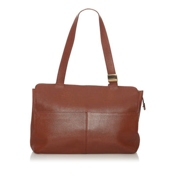 Burberry tote bag brown leather Lady's BURBERRY