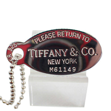 TIFFANY/  925 return to oval tag long pendant