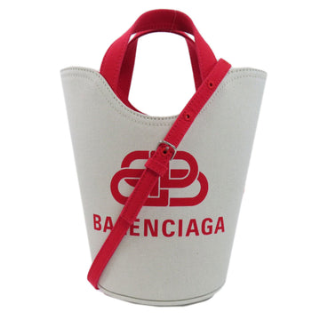 BALENCIAGA 619979 bucket bag handbag canvas ladies