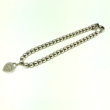 TIFFANY&Co.  Bracelet SV925 Silver RTT Ball Chain Return to Heart Tag Women's Accessories