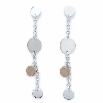 HERMES Serie earrings long silver 925xK18PG pink gold 291132