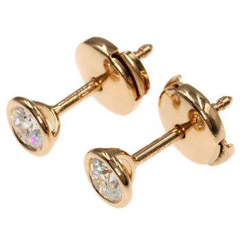 TIFFANY visor yard diamond earrings K18 pink gold ladies &Co.