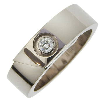CARTIER Anniversary K18 White Gold x Diamond Size 8.5 Women's Ring