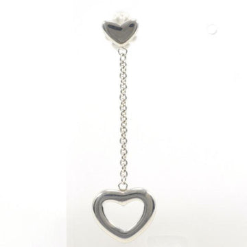 TIFFANY heart ring drop silver earrings [one ear] total weight about 1.9g jewelry