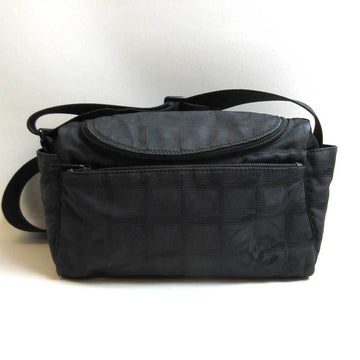 CHANEL Bag New Travel Line Shoulder Black Cocomark Ladies