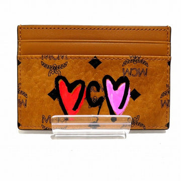MCM Visetos Valentine's Day Upcycling Project Branded Accessories Card Case Women's Items
