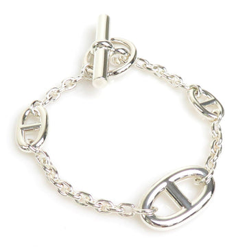 HERMES Bracelet Chaine d'Ancle Farandole Silver 925 Women's