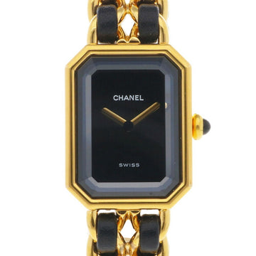 CHANEL Premiere L Watch GP H0001 Quartz Ladies Overhauled Bracelet