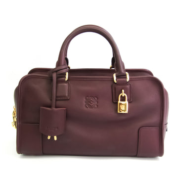 Loewe Amazona 28 Women's Leather Handbag Bordeaux
