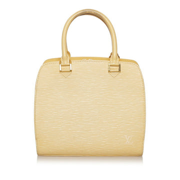 Louis Vuitton Epi Pont Neuf Handbag M5205A Ivory Leather Ladies