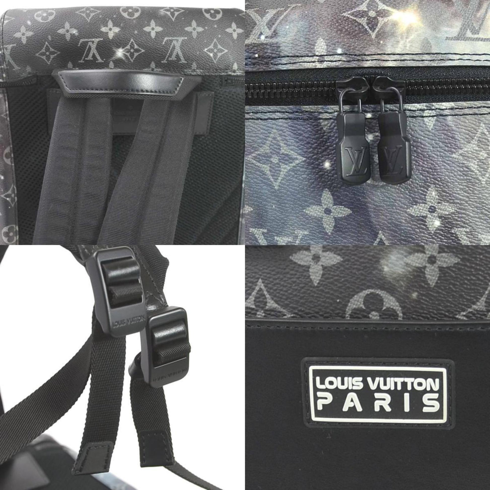 Louis Vuitton Rucksack Backpack Monogram Galaxy Alpha / Black Men's M4