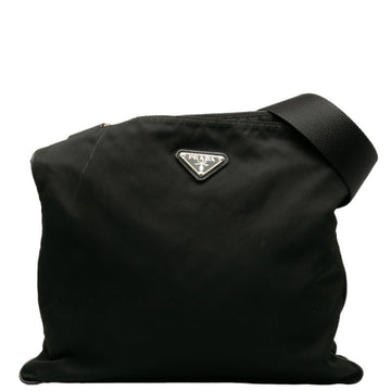 PRADA Shoulder Bag VA0053 Black Nylon Women's