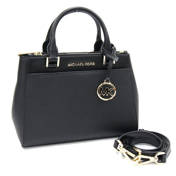 MICHAEL KORS Handbag 35F9GAKS1L Black Leather Shoulder Bag Crossbody Women's
