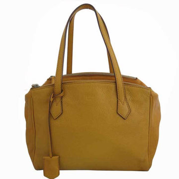 Fendi Shoulder Bag Yellow Leather Ladies