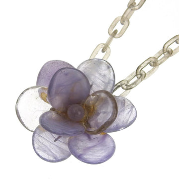 Chanel aquarium flower camellia necklace 01 P