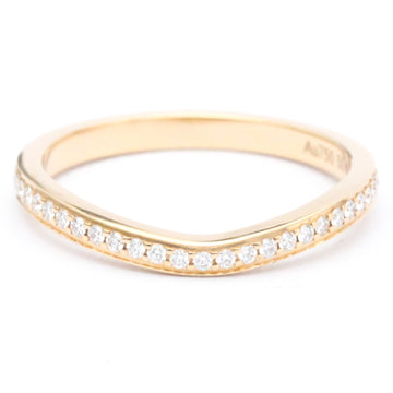 CARTIERPolished  Ballerina Curved Ring #50 Diamond 18K Pink Gold BF561913