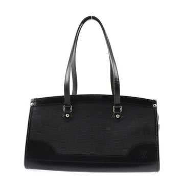 LOUIS VUITTON Madeleine PM Handbag M59332 Epi Leather Black Silver Hardware Shoulder Bag Vuitton
