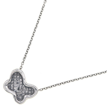 BOTTEGA VENETA Necklace Butterfly Motif SV Sterling Silver 925 Pendant Choker Women's