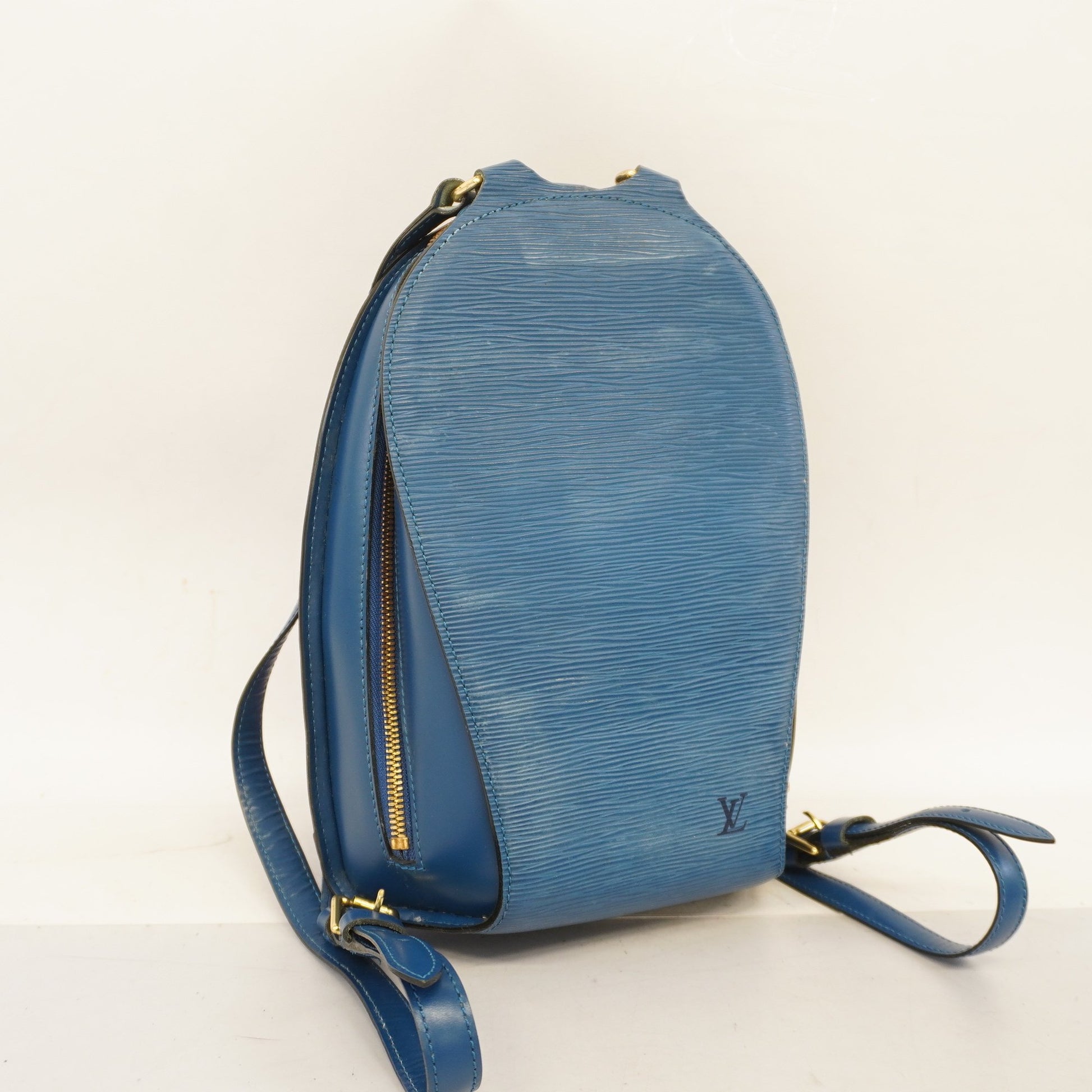 LOUIS VUITTON Epi Mabillon Backpack M52235 Toledo Blue