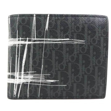 DIOR HOMME folio wallet leather black series men