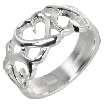 TIFFANY Triple Loving Heart No. 10 Ring Silver 925 &Co.