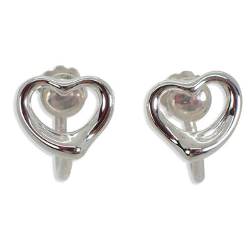 TIFFANY SV925 open heart earrings