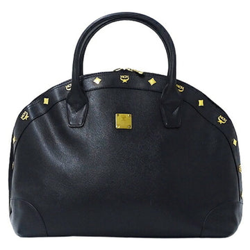 MCM Bag Women's Men's Handbag Leather Black