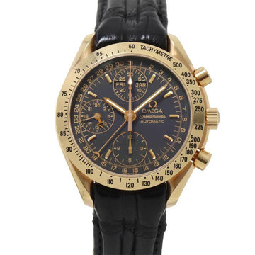OMEGA Speedmaster Triple Calendar Chronograph 3623 50 Men's Watch Black Dial Pink Gold K18PG Automatic