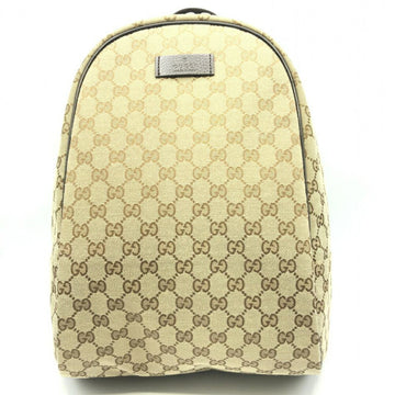 GUCCI GG Canvas Backpack 449906 Beige Outlet Engraved