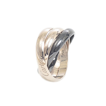 CARTIER Trinity Ring Classic K18WG Ceramic #50 B40956