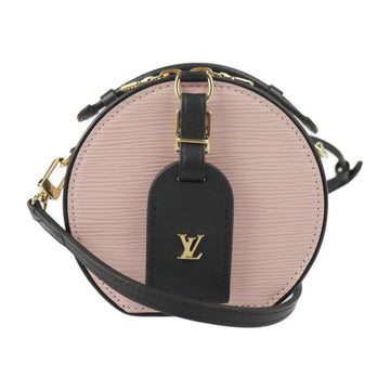 Louis Vuitton Mini Bowat Shape Shoulder Bag Pink Black Gold Metal Fittings Pochette