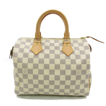 LOUIS VUITTON Speedy 25 handbag Gray Damier Azur PVC coated canvas N41534